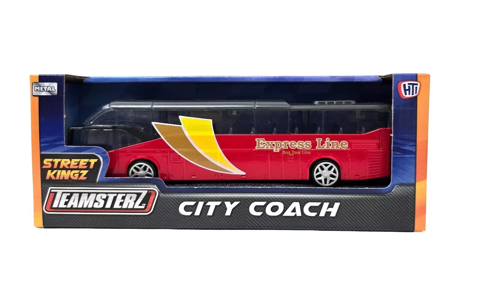 Teamsterz City Coach Airport Bus DieCast Toy Vehicles Kids Girls Boys Toys Gift