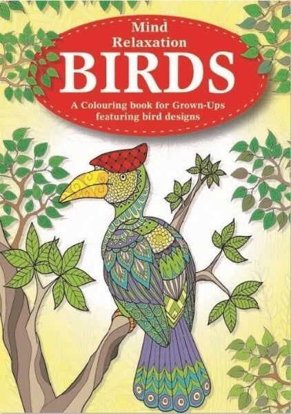 A4 Colouring Books Kids Adults Anti Stress Relief Mind Relaxation Colour Therapy