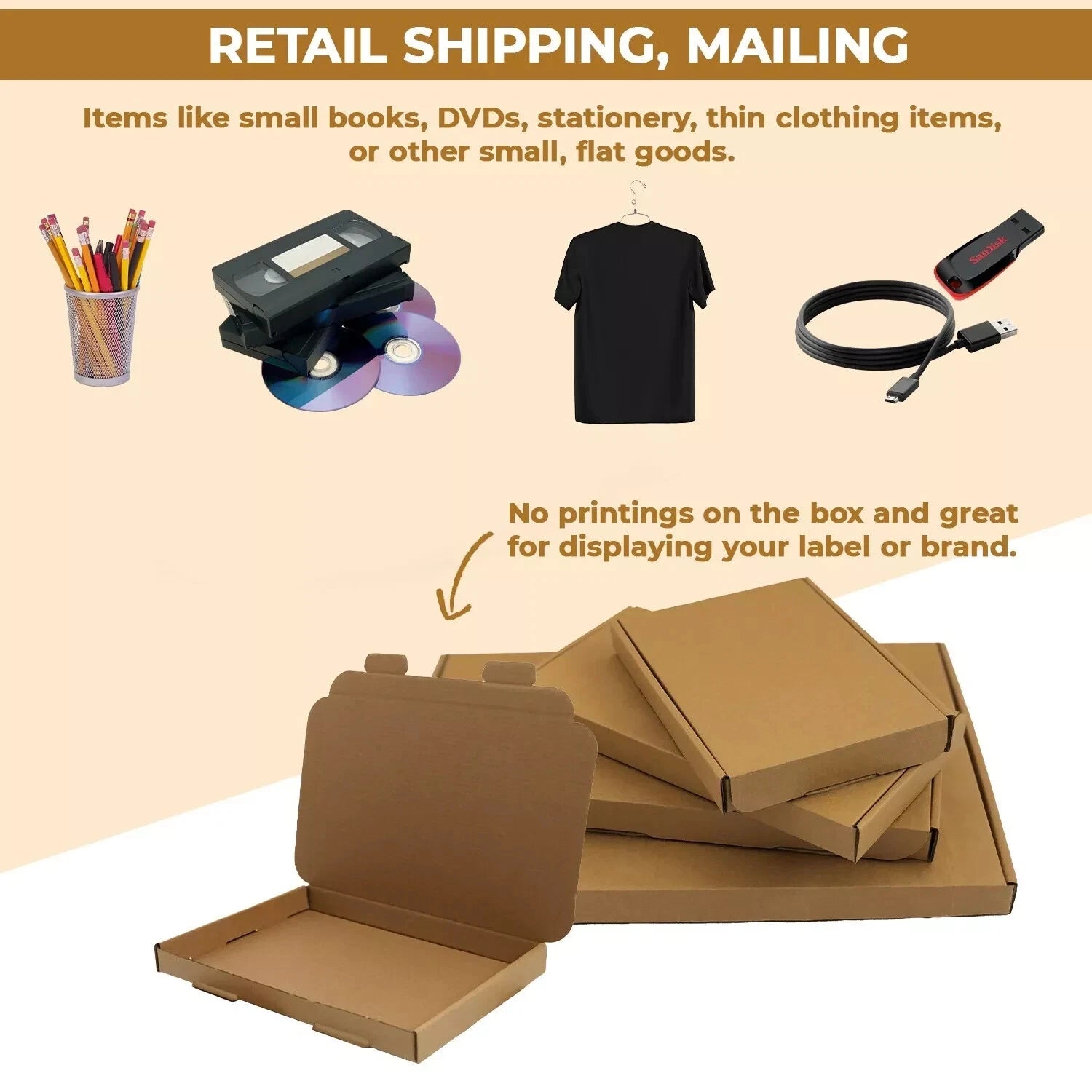 Large Letter Box Royal Mail PIP Boxes C4 C5 C6 Card board Postal Mailing Brown