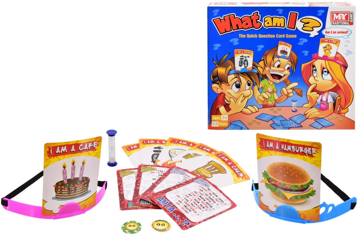 What Am I? Guessing Game Traditional Kids Children Fun Cards With Headbands Toy