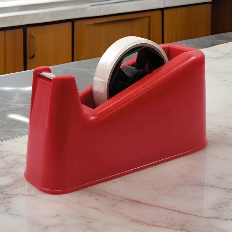 Heavy Duty Desktop Tape Dispenser – Weighted Adhesive Tape Holder for Office, School & Home Use