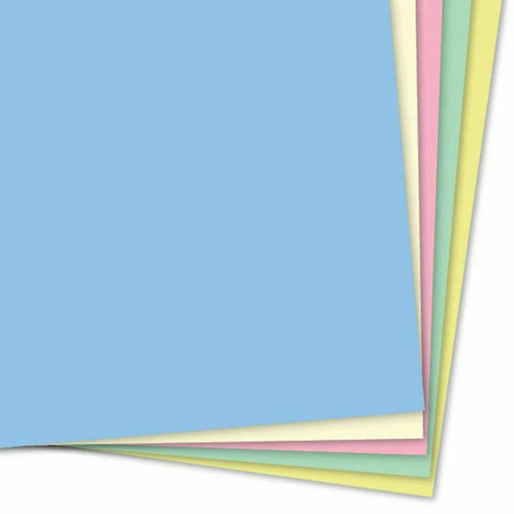 Mixed Pastel Colour - Craft Sheets - A4 Assorted Coloured Paper - 40 Sheets Pack