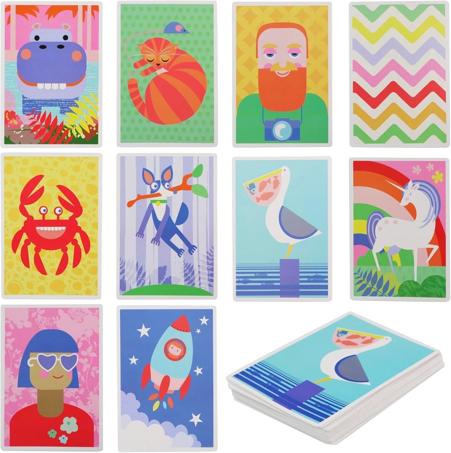 36 Jumbo Snap Playing Cards Matching Pairs Game Memory Boosting Activity Travel