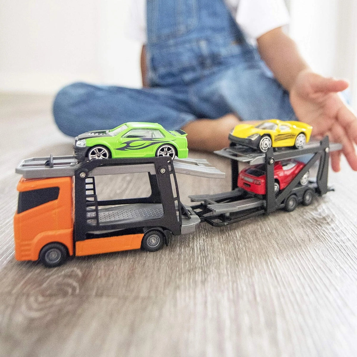 Teamsterz Car Transporter Truck Vehicle Toy DieCast Playset Boys Kids Gift 3+