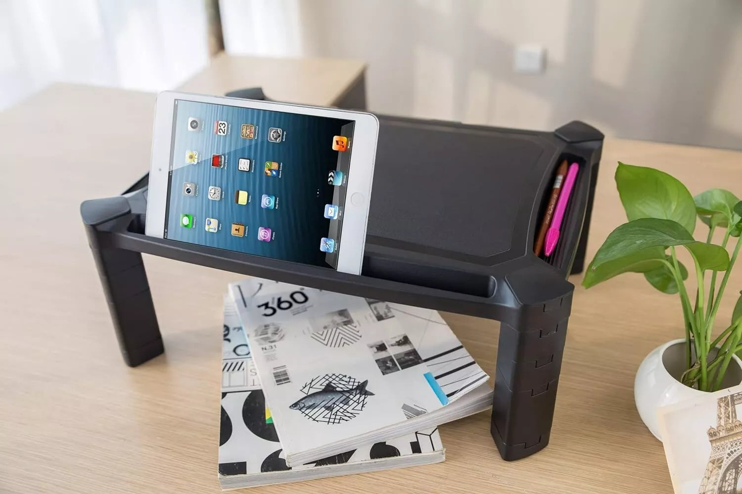 Adjustable Laptop Stand – Portable Ergonomic Desktop & Tablet Stand for Home Office and Remote Working