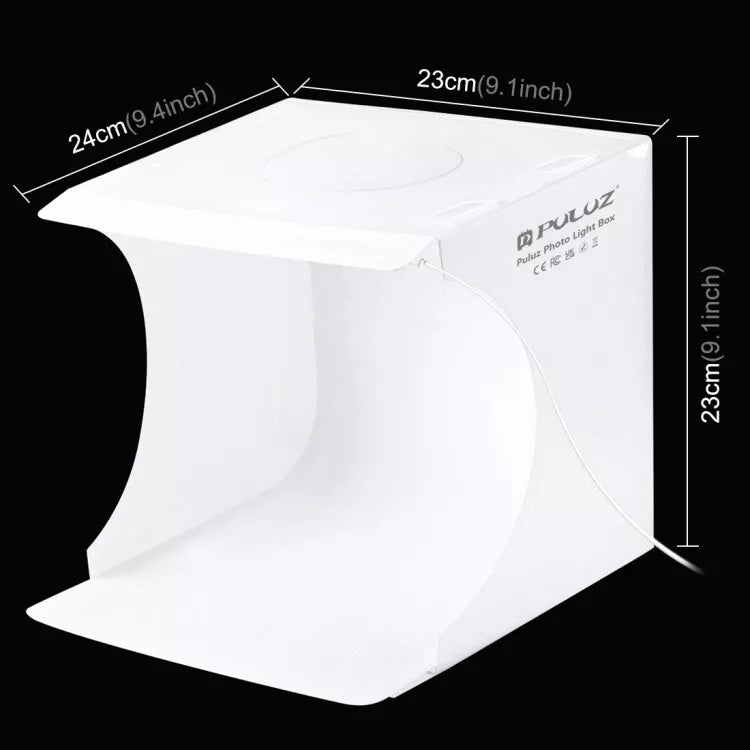 Portable Photo Studio Light Box – Foldable Photography Shooting Tent with Backdrop