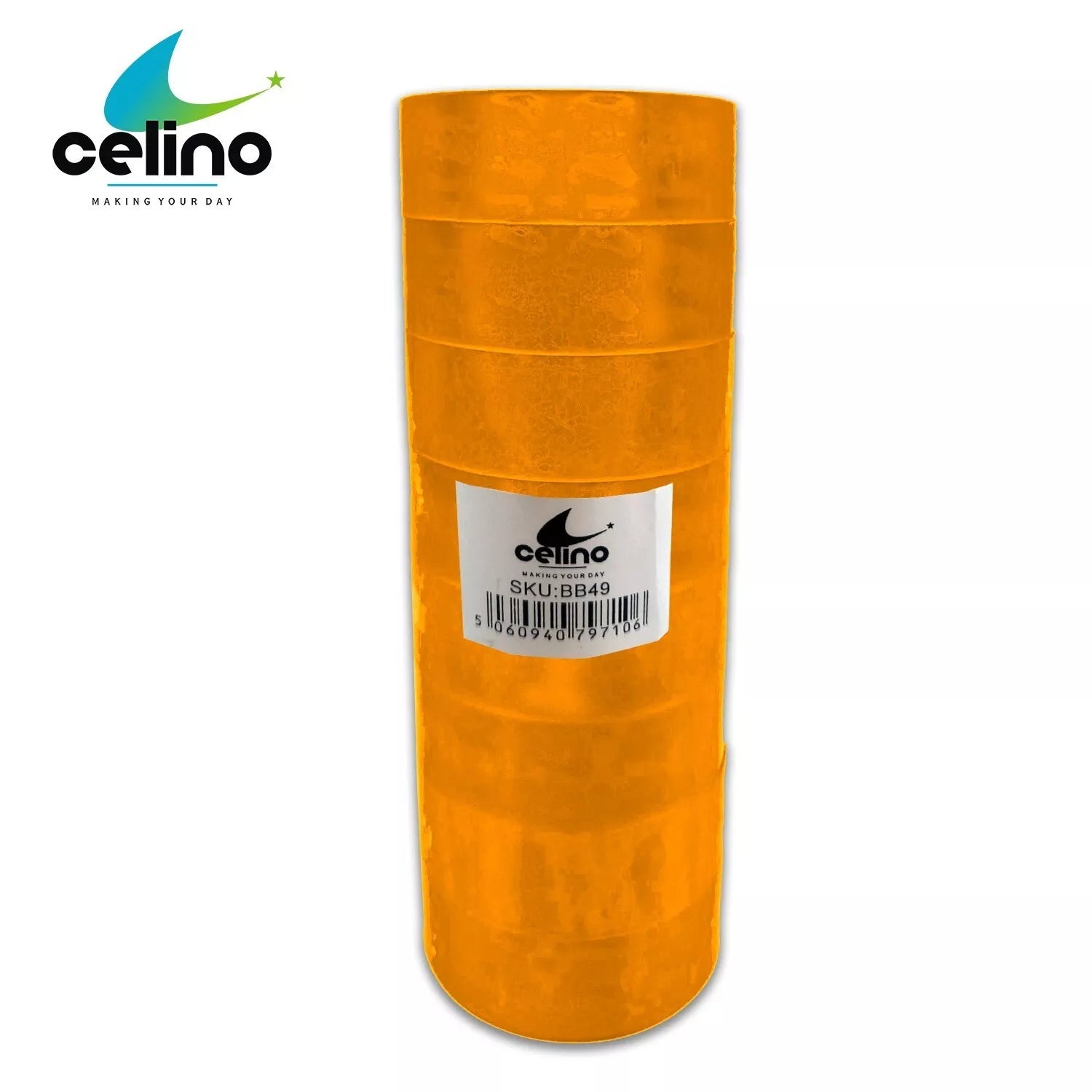 8 x Clear Tape Roll Cellotape Rolls 18mm x 30 Meters Sellotape Parcel Packing