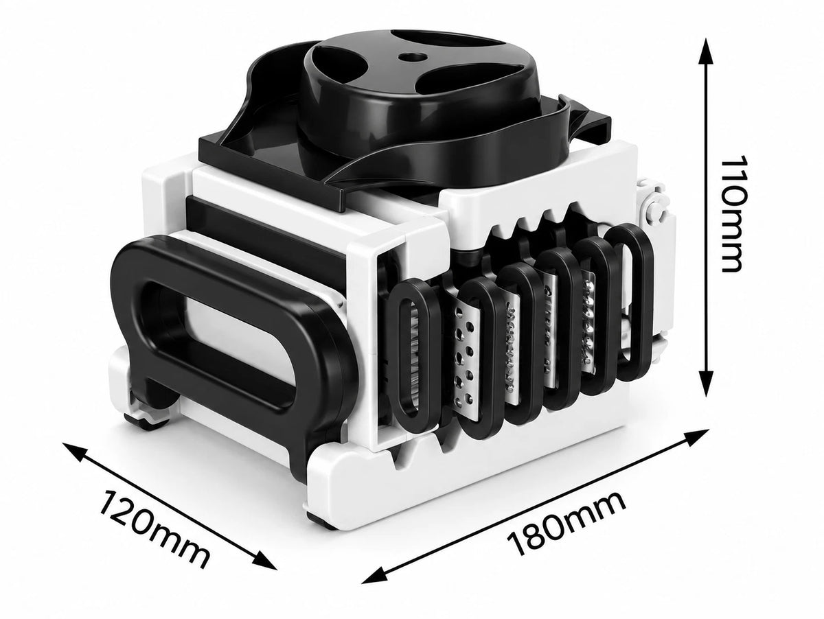 6 in 1 Mandoline Slicer Vegetable Cutter Grater Julienne Potato Slicer Shredder