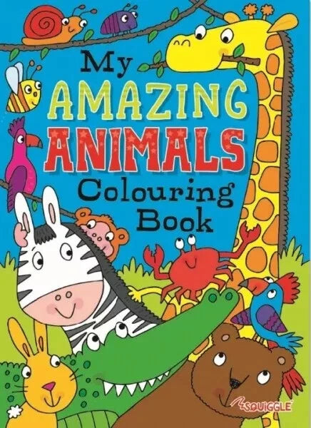 2pk A4 Colouring Books Girls Boys Animals Pets Designs Fun Travel Activity Book