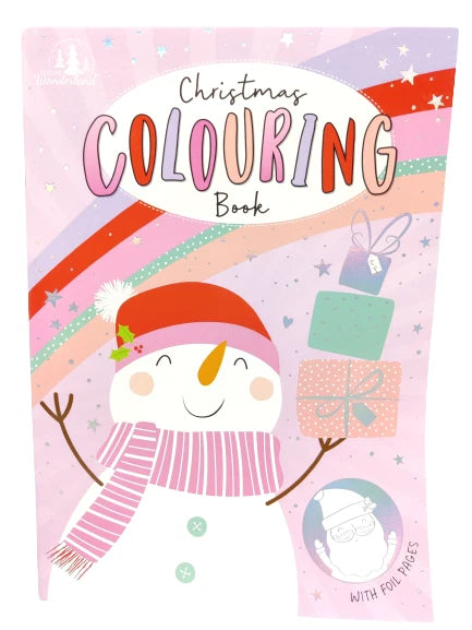 Share A4 Christmas Colouring Book Fun Activity Kids Children Boys Girls Snowman & Elf