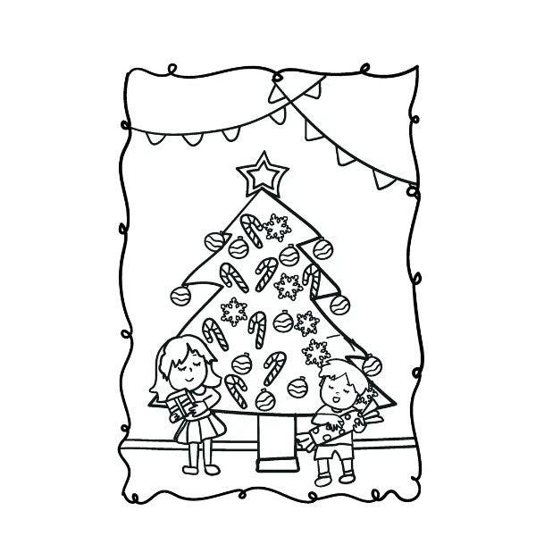 A4 Christmas Colouring Books For Kids Set of 2 Activity Book Festive Designs