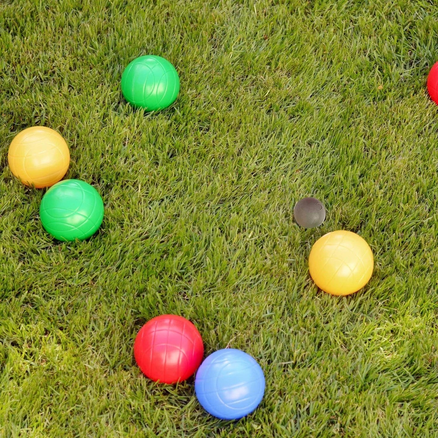 8 Piece French Boules Petanque Set – Garden Family Game with Jack Balls & Carry Case