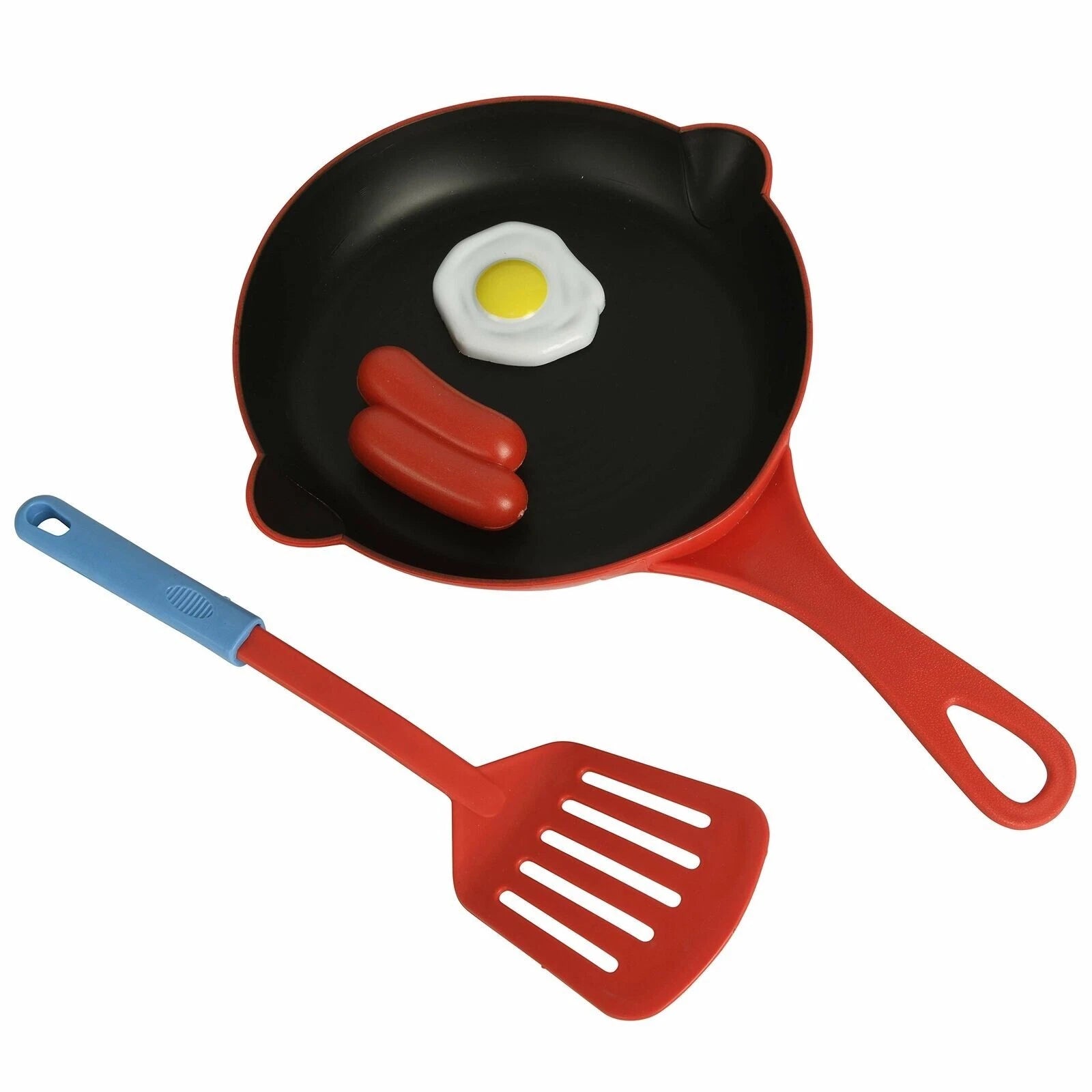 Kitchen Toy Pretend Play Chef Cooking Set Frying Pan With Accessories Girls Gift