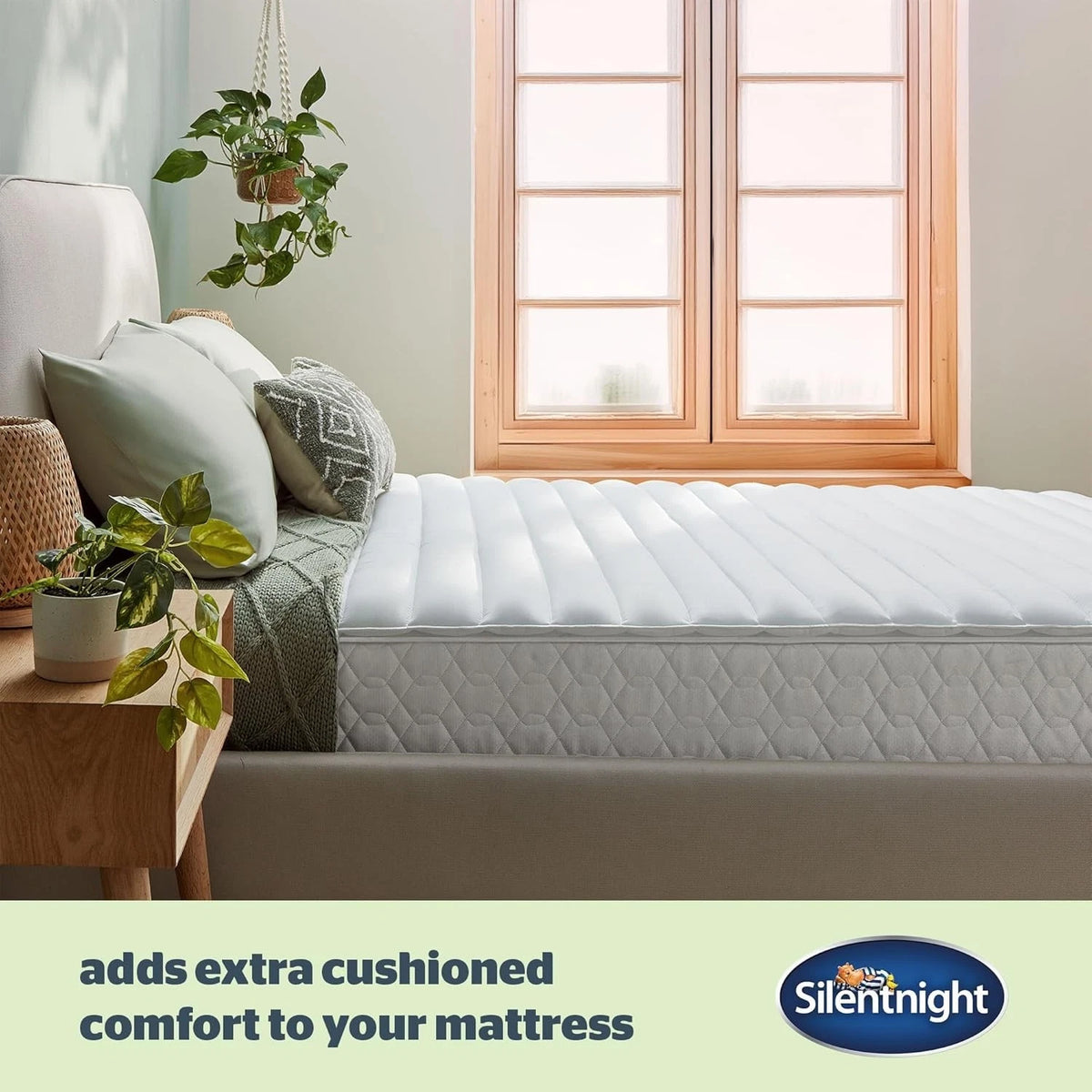 Silentnight Anti-Allergy Super King Mattress Topper Washable Thick Deep Mattress