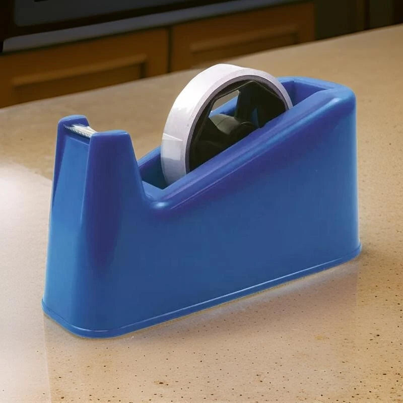 Heavy Duty Desktop Tape Dispenser – Weighted Adhesive Tape Holder for Office, School & Home Use