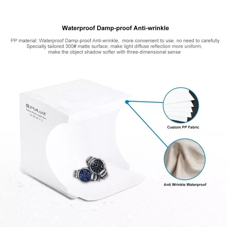 Portable Photo Studio Light Box – Foldable Photography Shooting Tent with Backdrop