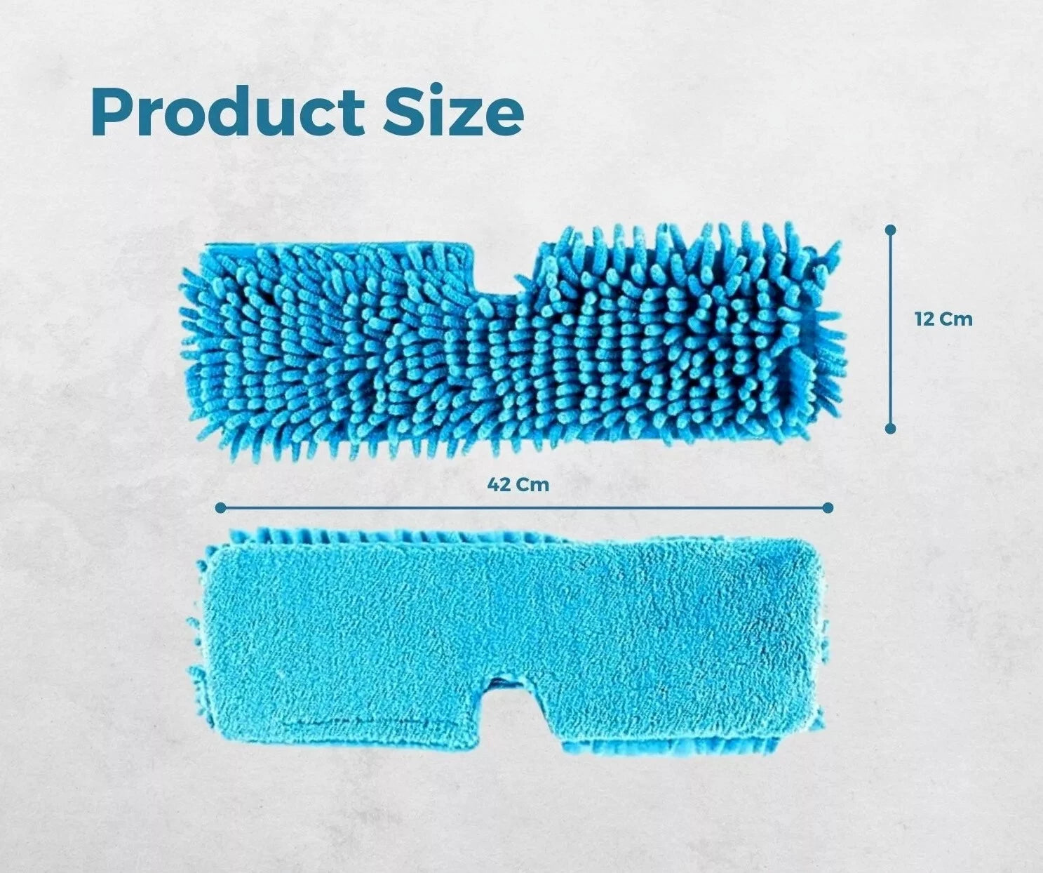 Double Sided Microfiber Mop Floor Cleaner Wet Dry Cleaning Extendable Handle