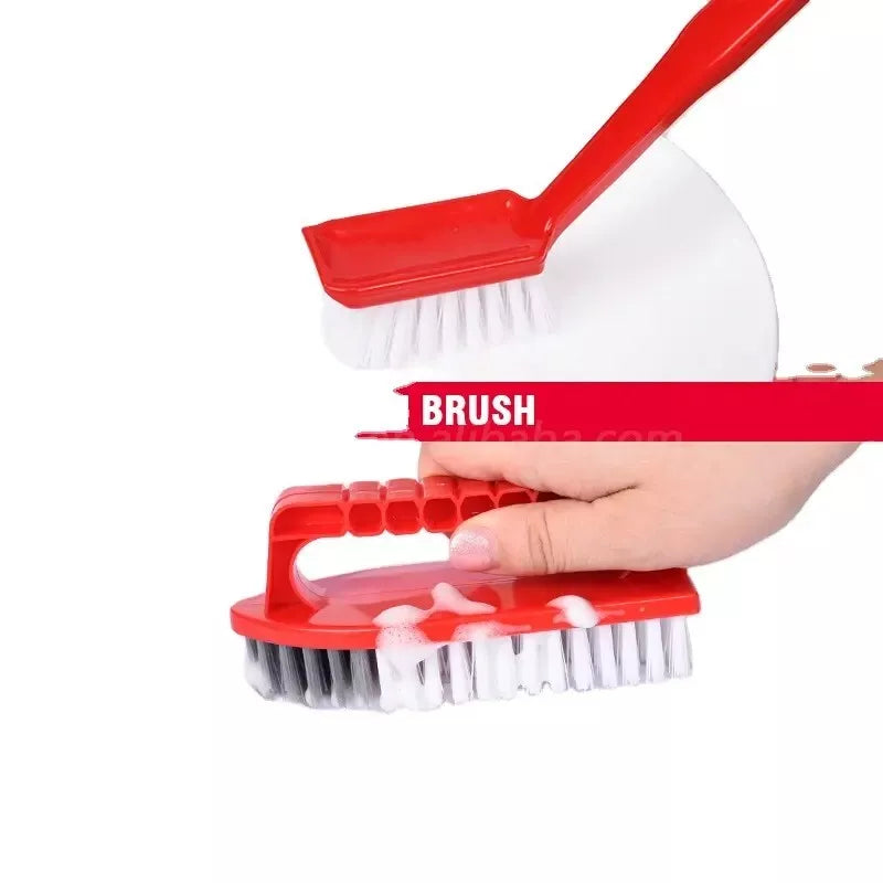 5 Piece Cleaning Set – Dustpan, Brush & Floor Scrubbing Tools for Kitchen, Bathroom & Home Cleaning