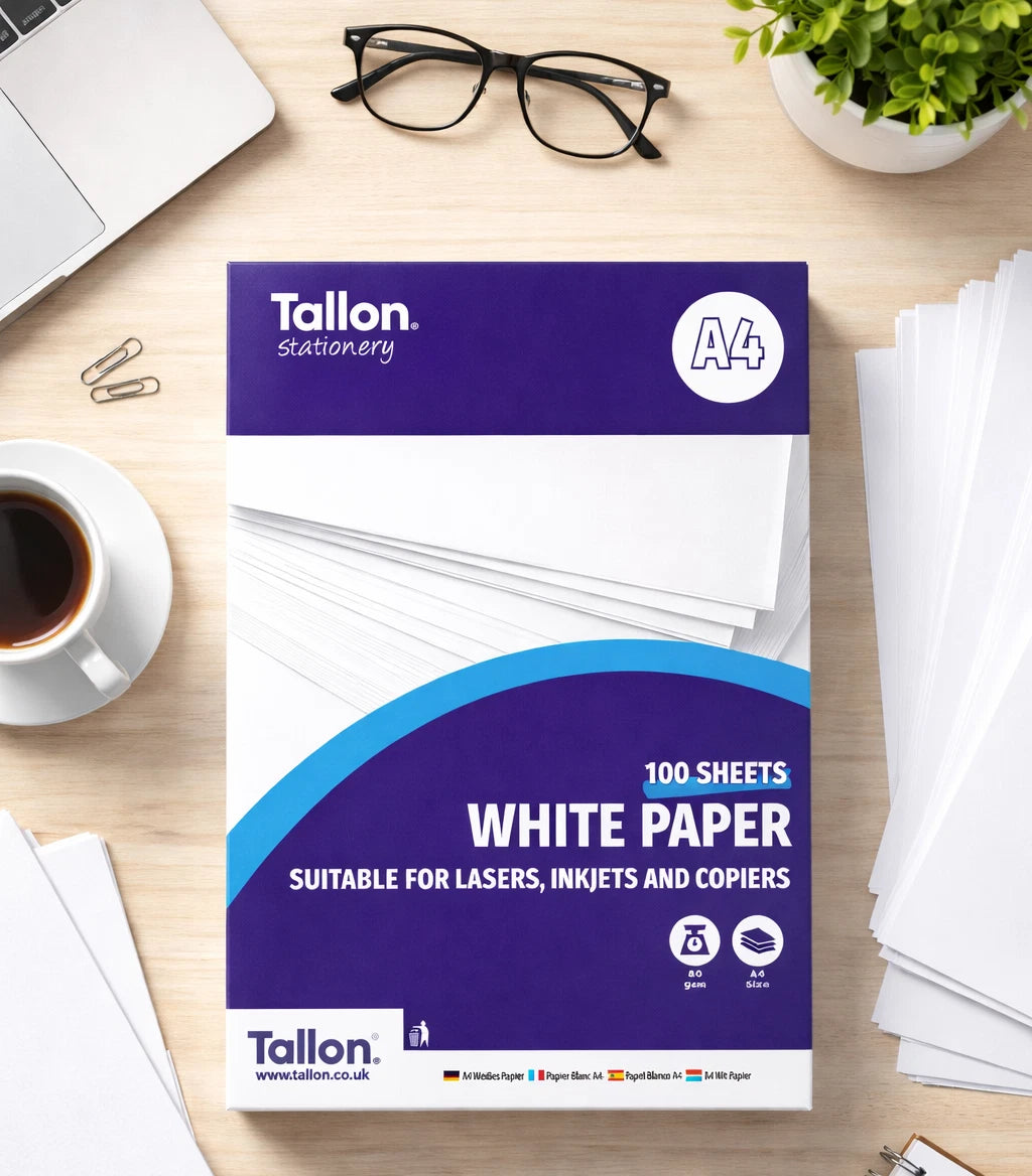 A4 Copy Printer Paper 80gsm 100 Sheets Office Multi Purpose Inkjet Laser Copier
