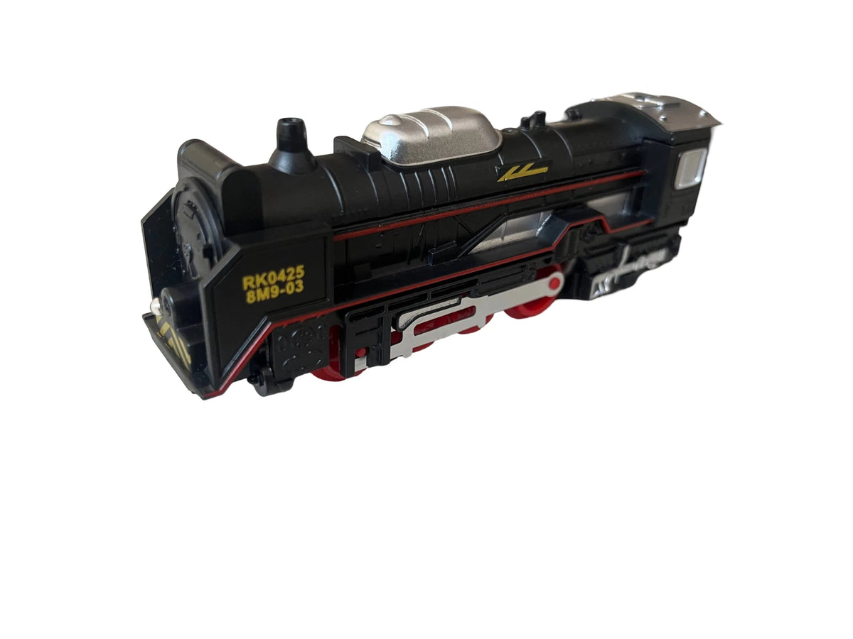 Classic Battery Operated Train Set With Tracks Light Engine Children Kids Toy