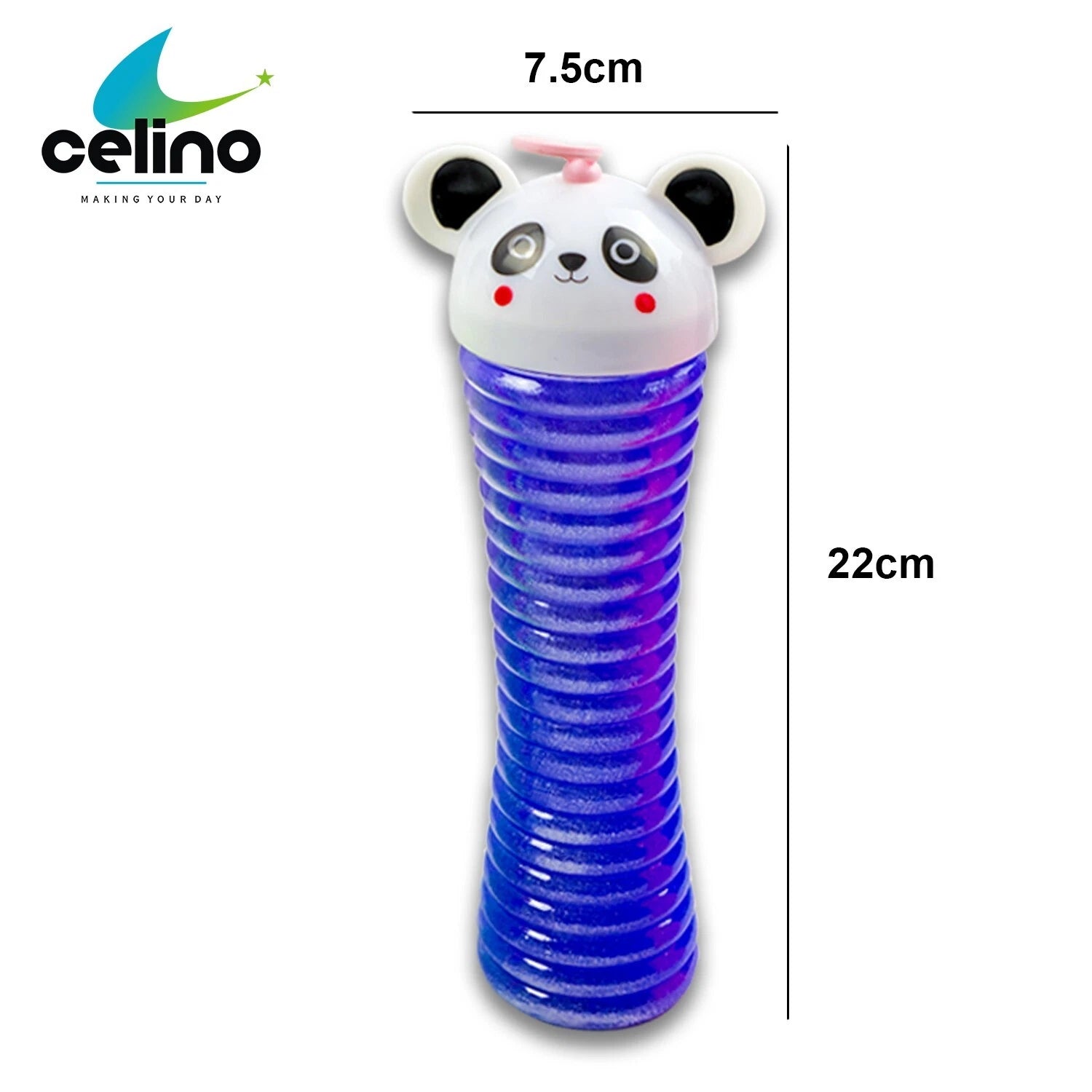 Kids Children Slime Toy Jelly Clear In Cute Panda Bottle Creative Fun Play Gift