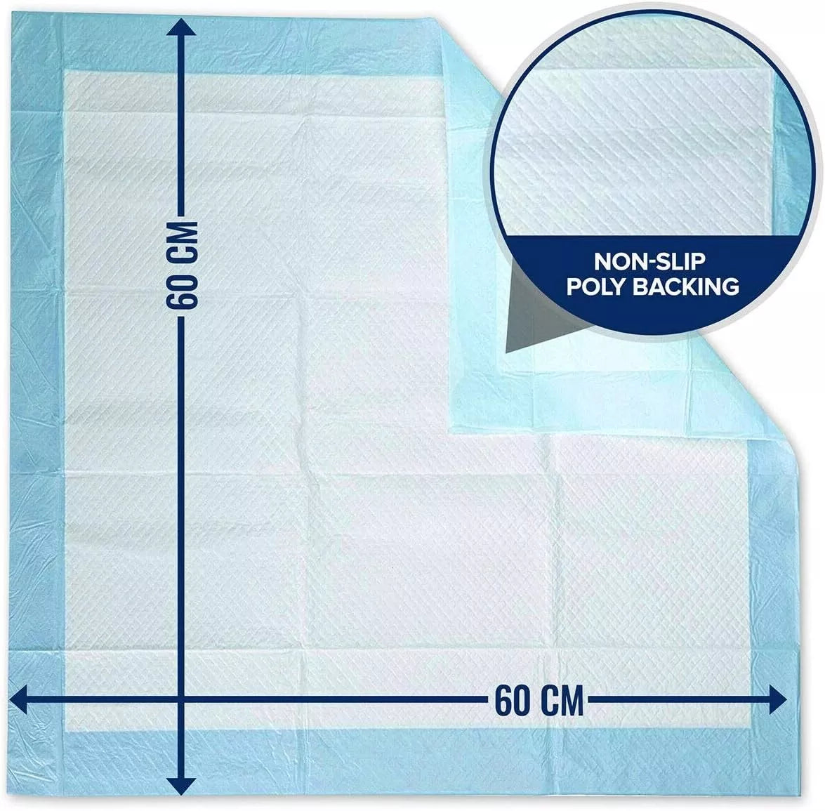 50 Pack Puppy Training Pads – Heavy Duty Super Absorbent Fast Drying Dog Toilet & Pee Pads