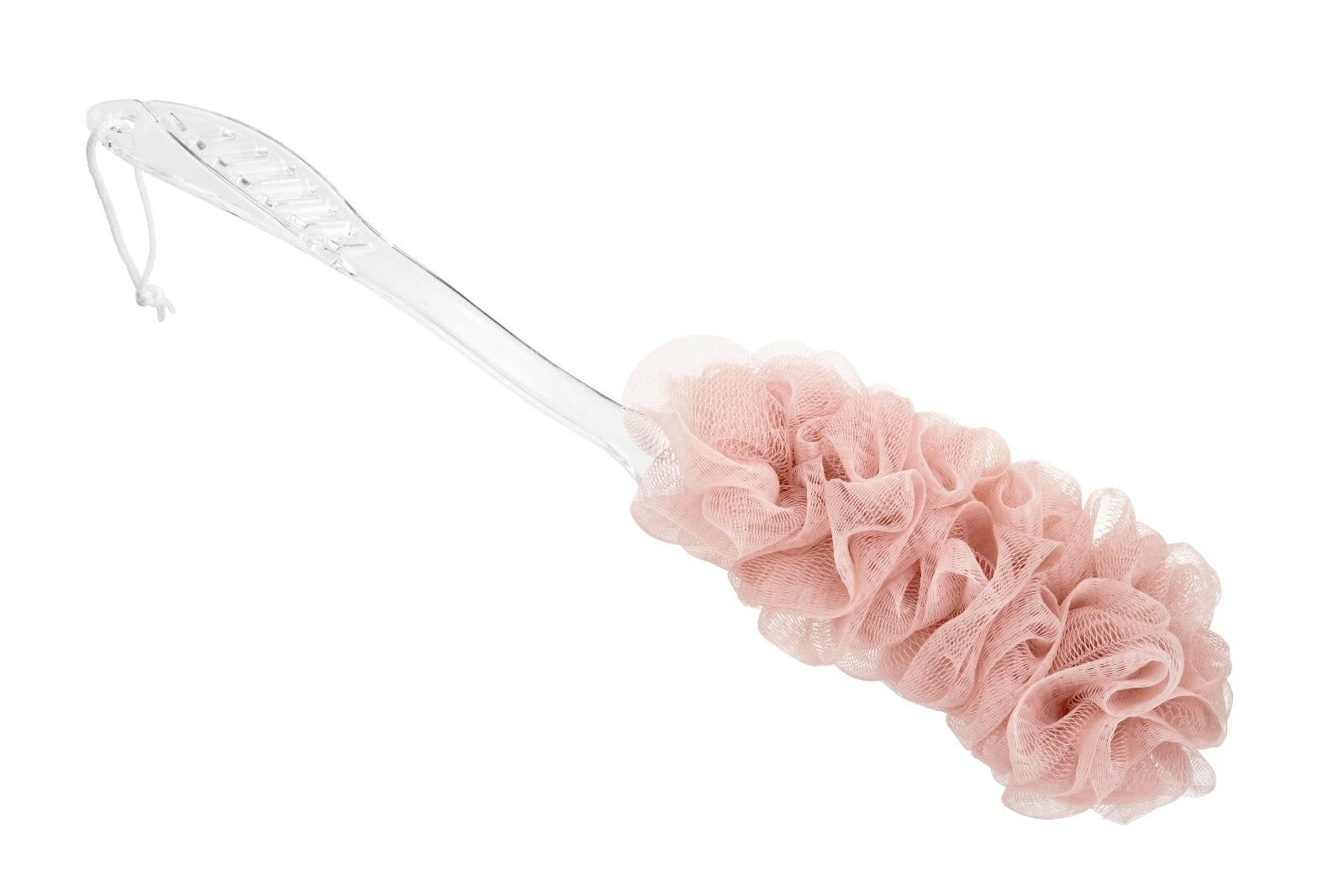 Long Handle Bath Brush & Mesh Sponge – Back Scrubber Body Wash Shower Loofah for Exfoliating & Cleansing