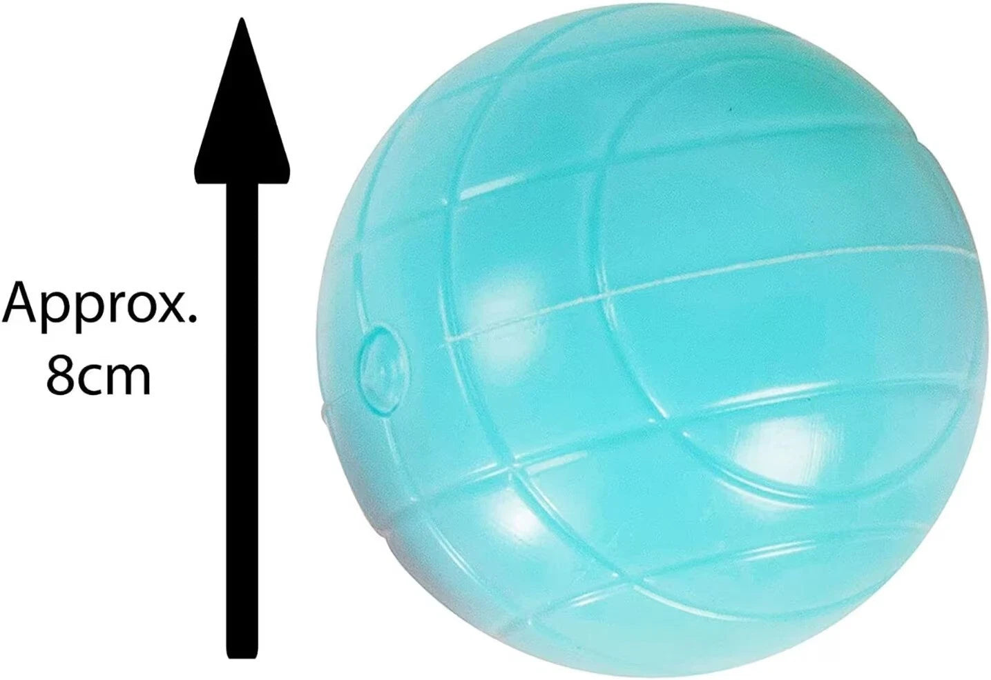 8 Piece French Boules Petanque Set – Garden Family Game with Jack Balls & Carry Case