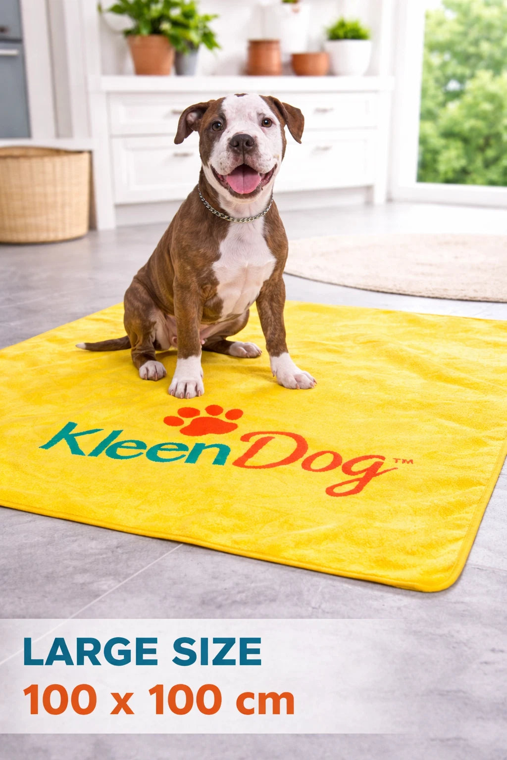 Large Microfibre Pet Towel – Super Absorbent Soft Drying Towel for Dogs & Cats, Bath & Grooming Use