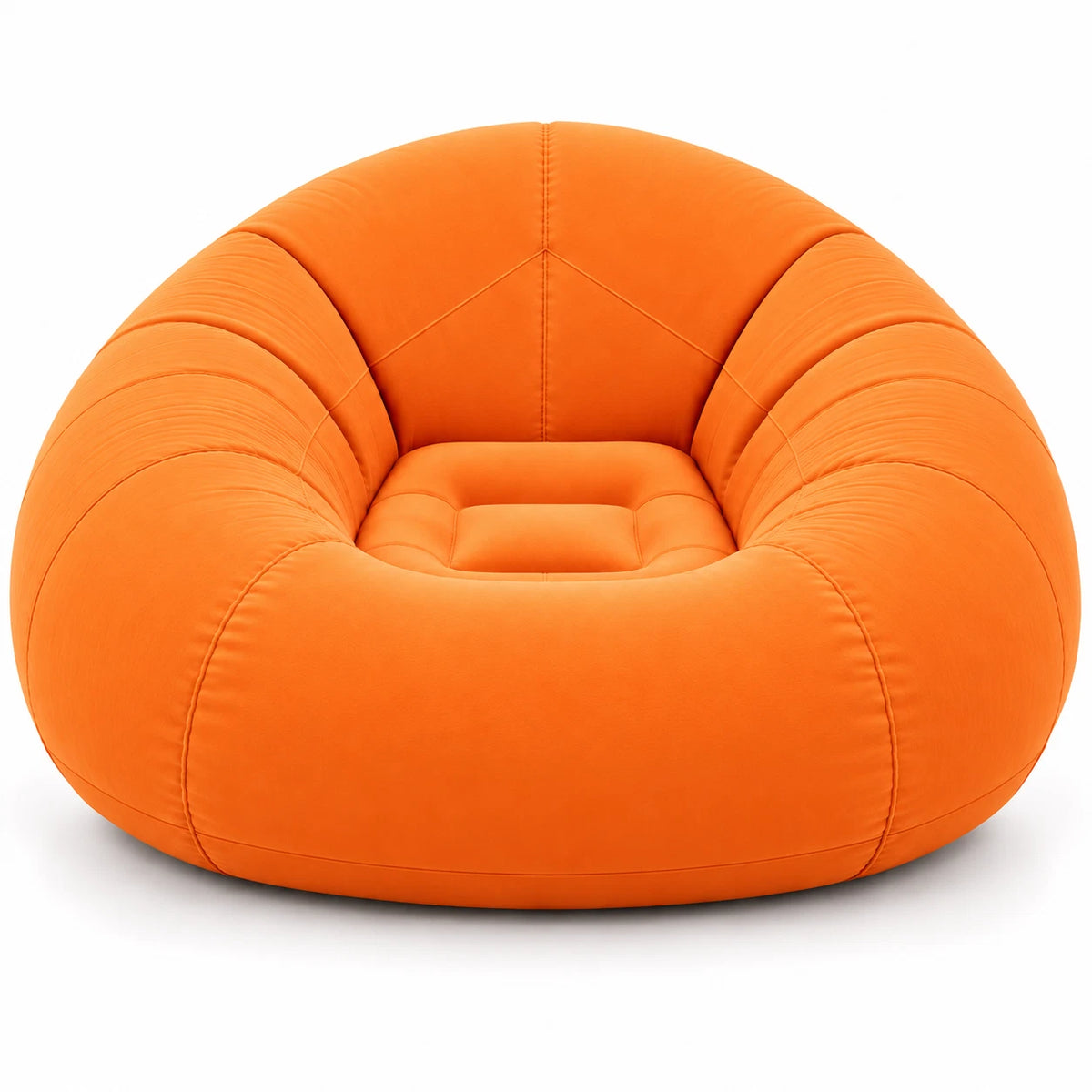 Inflatable Sofa Single Seater Bean Bag For Camping Indoor Blow up Chair Lounger
