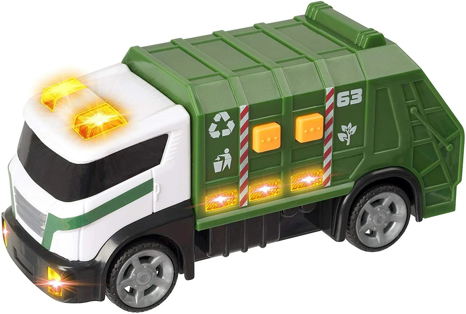 Teamsterz Small Garbage Truck Toy – Light & Sound Recycling Vehicle for Kids