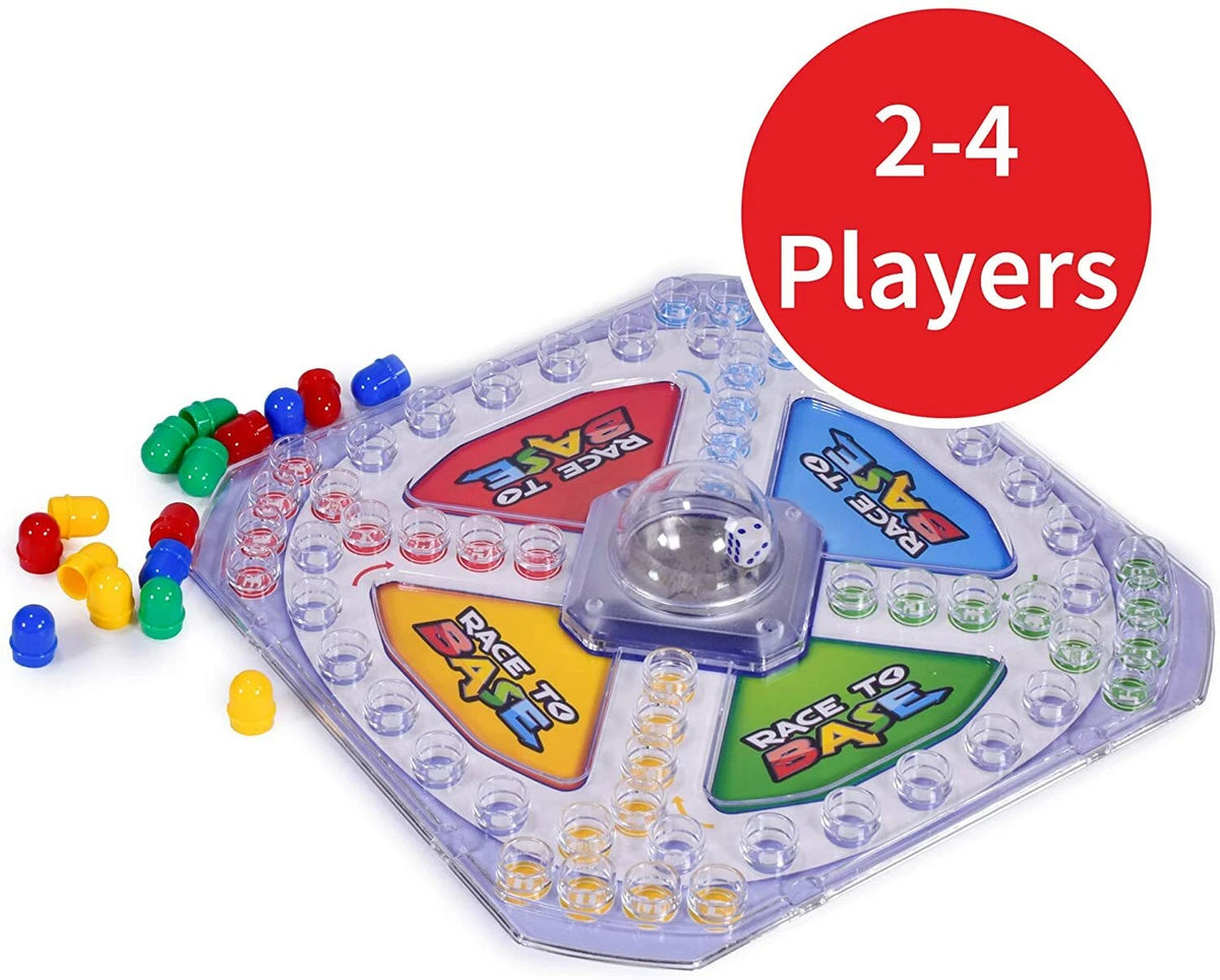 Race To Base Board Game Classic Dice Strategy Fun Family Children Kids Adults