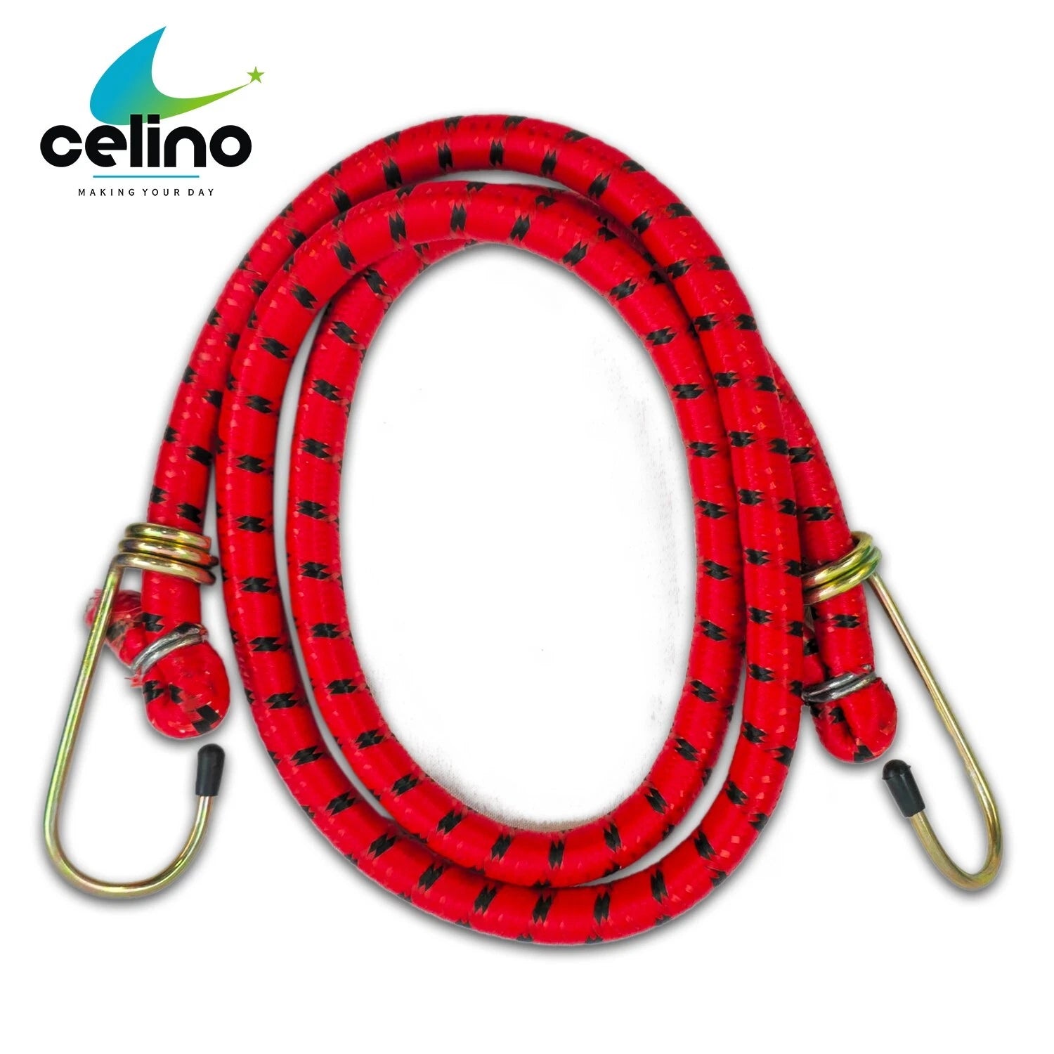 Bungee Luggage Straps Cord With Hooks 12mm x 1m Long Rope Trolley Car Bike Van