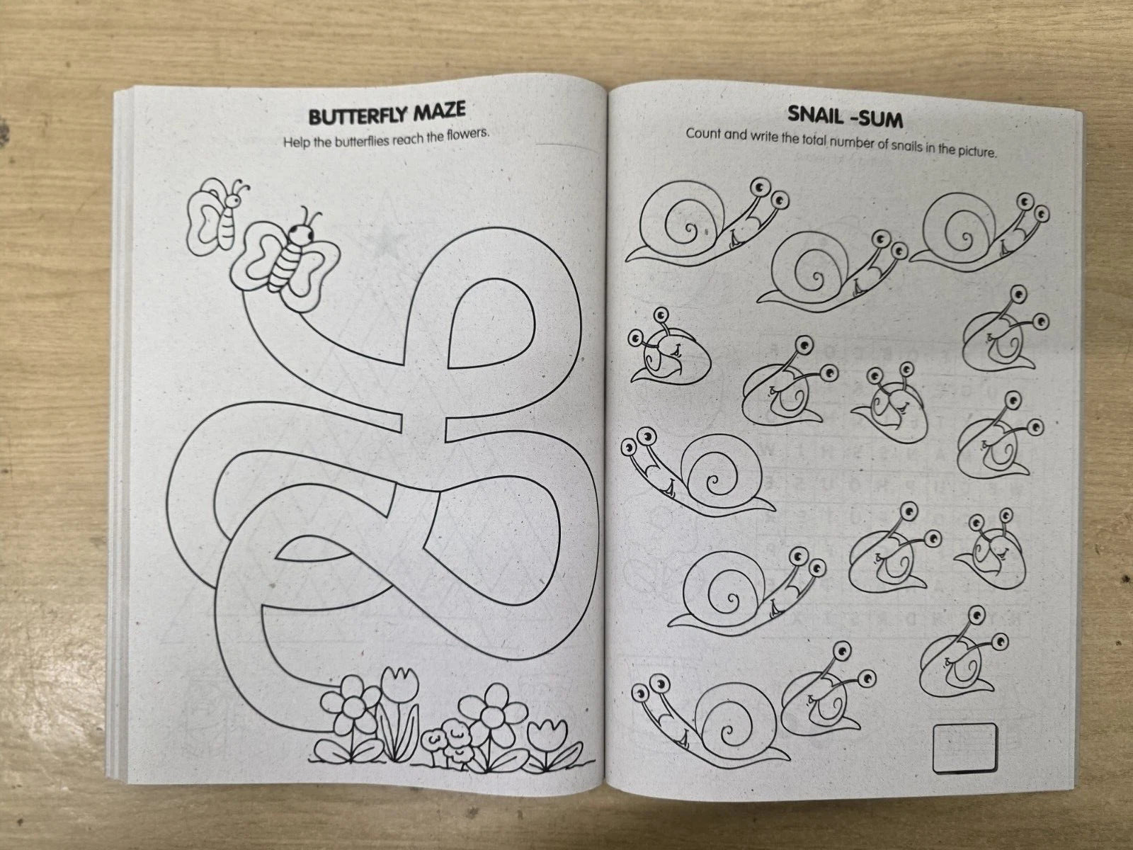 A4 Super Jumbo Kids Children Activity Book Travel Fun Animal Colouring Puzzles