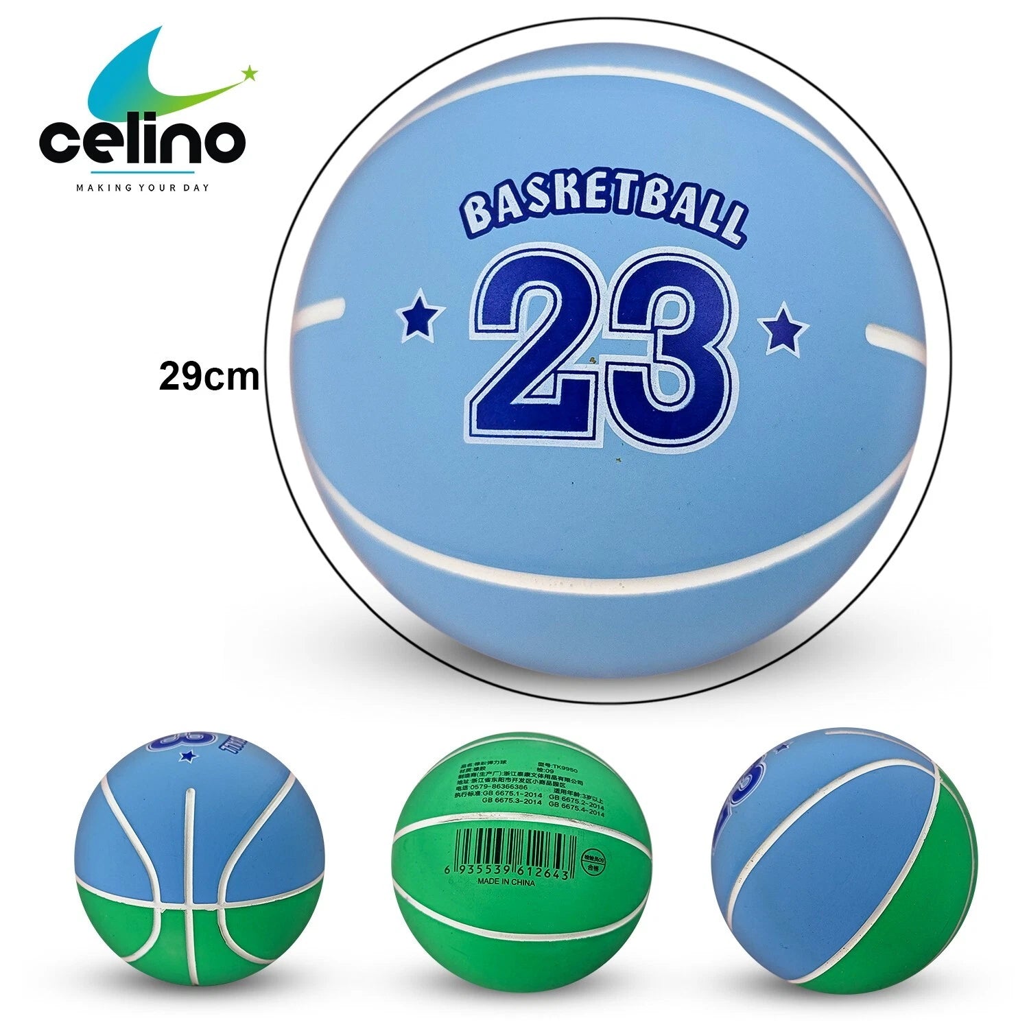 9cm Rubber Ball Hi Bounce Bouncing Indoor Outdoor Play Children Game Kids Toy UK