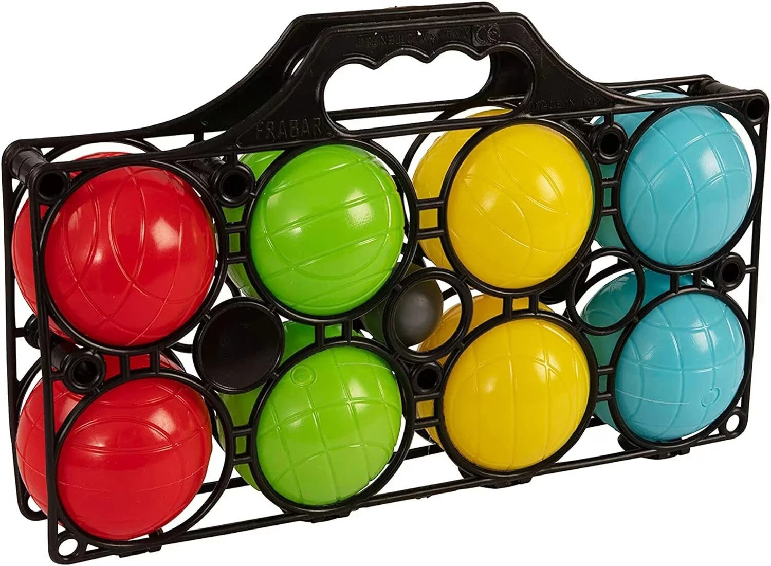 8 Piece French Boules Petanque Set – Garden Family Game with Jack Balls & Carry Case