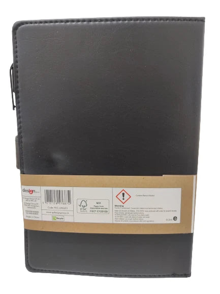 2027 A5 Week to View Diary Premium Organiser with Pen A-Z Address Index Book