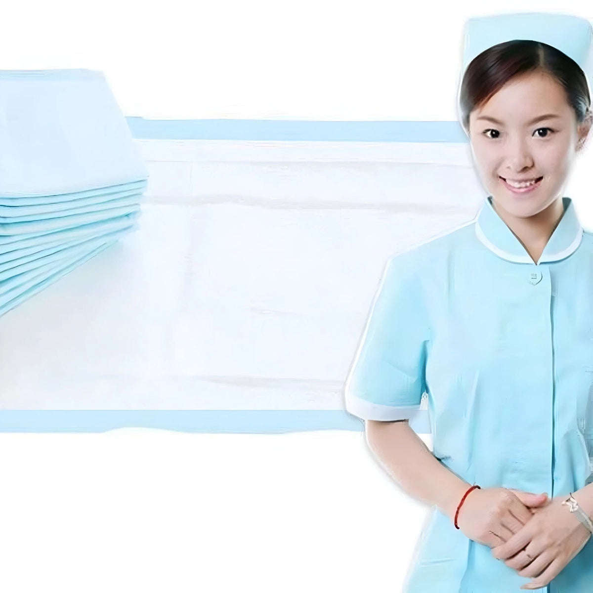 50 Disposable Incontinence Bed Pads Underpads Mattress Protectors Sheets 60 x 60
