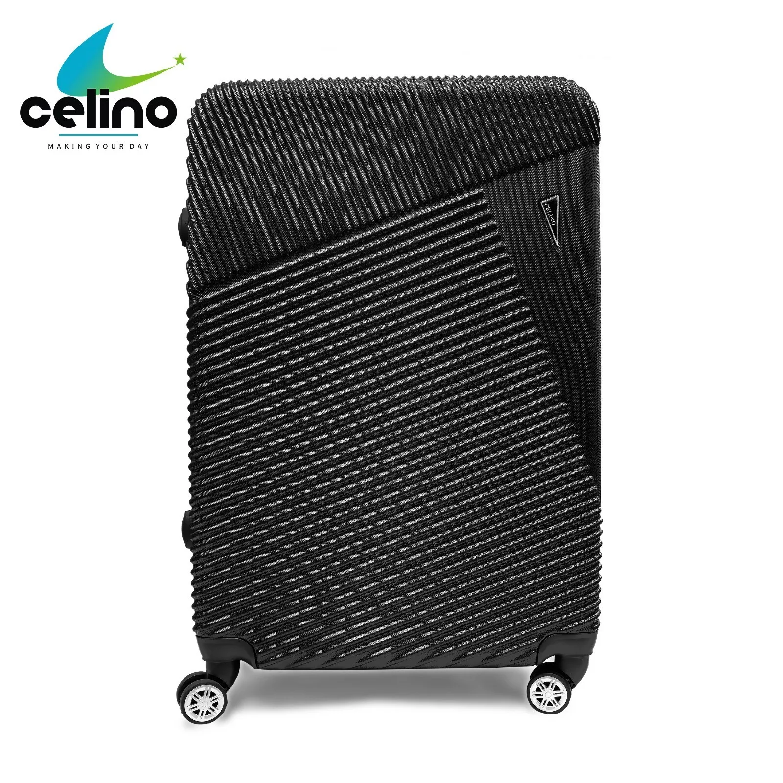 3 Piece Lightweight ABS Hard Shell Suitcase Set – 4 Wheel Travel Luggage Bags