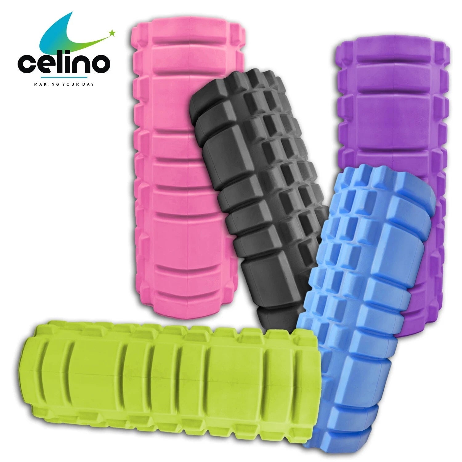 13" Exercise Foam Roller for Deep Tissue Muscle Therapy Massage Trigger Point
