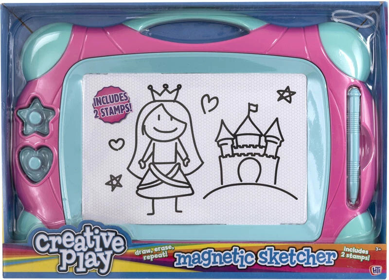 Kids Writing Drawing Board Magic Writer Magnetic Slate Doodle Pad Toy Gift