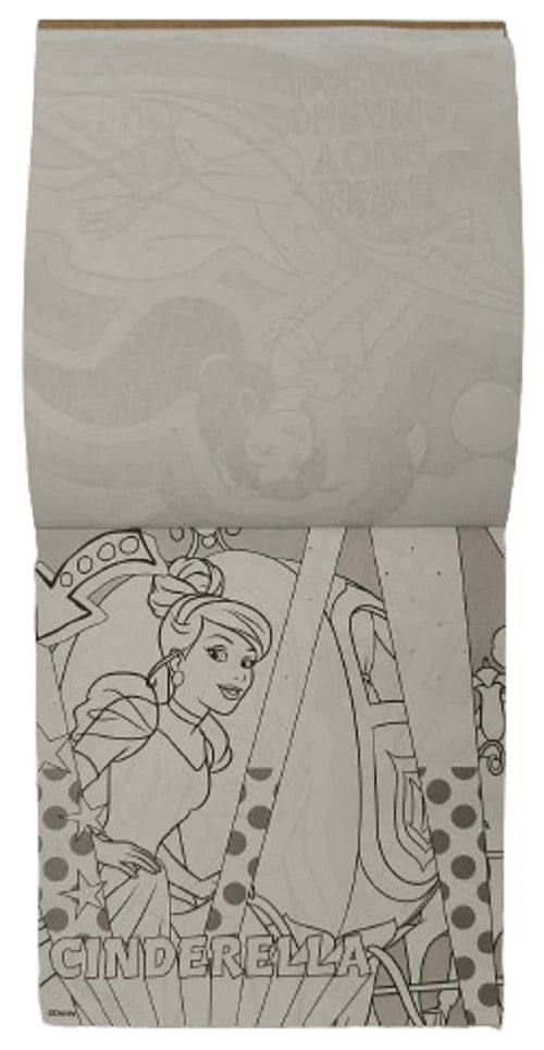 Disney Princess Carry Along Colouring Set Kids Travel Activity Book Party Bag