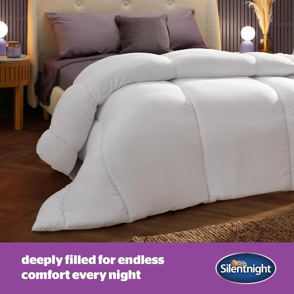 Silentnight Deep Sleep Duvet 10.5 Tog King Size All Seasons Warm Soft Cosy