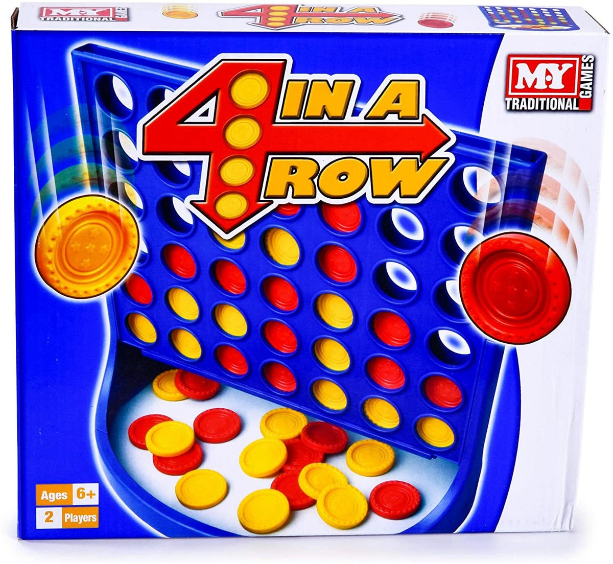 M.Y Traditional Line Up Four 4 In A Row In Board Game Kids Children Fun Toy