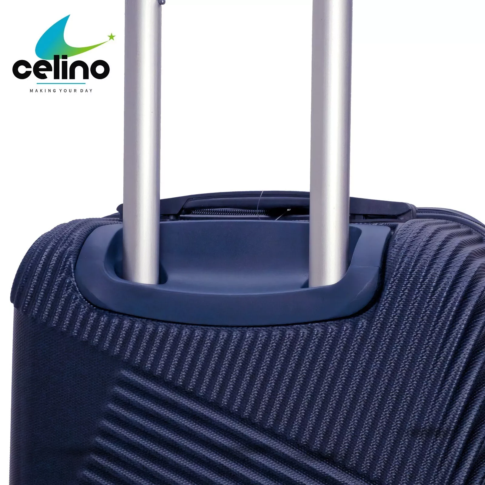 Suitcase Set of 3 Lightweight ABS Hard Shell 4 Wheel Luggage Set Travel Trolley