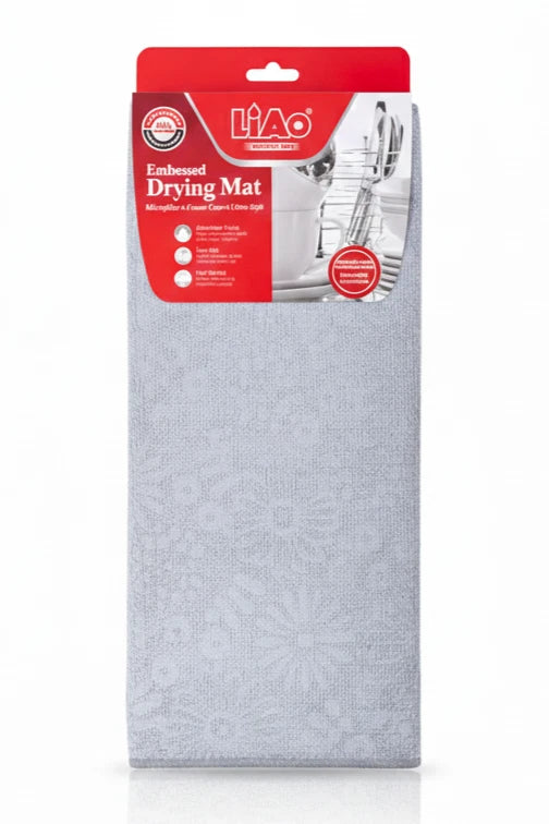 Microfibre Dish Drying Mats Kitchen Drainer Absorbent Non Slip Cutlery Sink