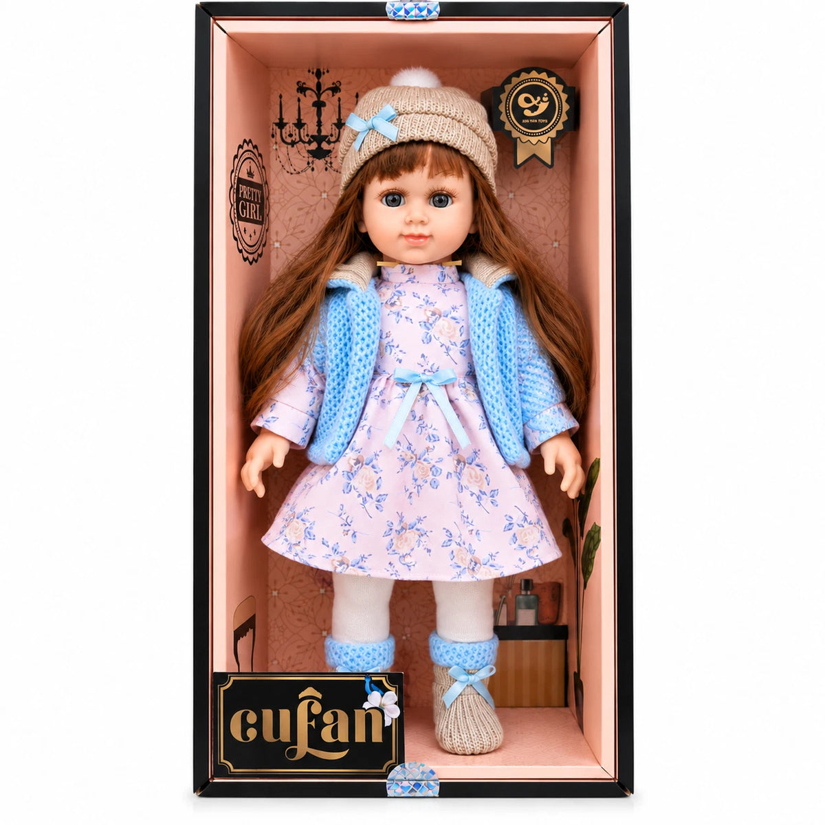 38cm Fashion Dolls With Stylish Outfit Clothes Girls Toys Musical Doll Xmas Gift