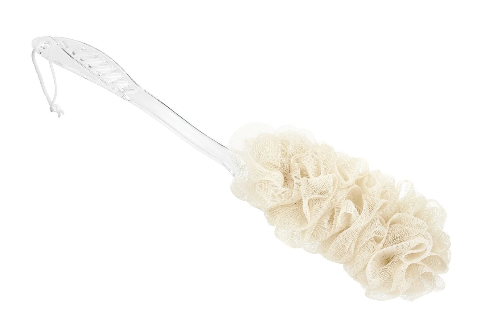Long Handle Bath Brush & Mesh Sponge – Back Scrubber Body Wash Shower Loofah for Exfoliating & Cleansing