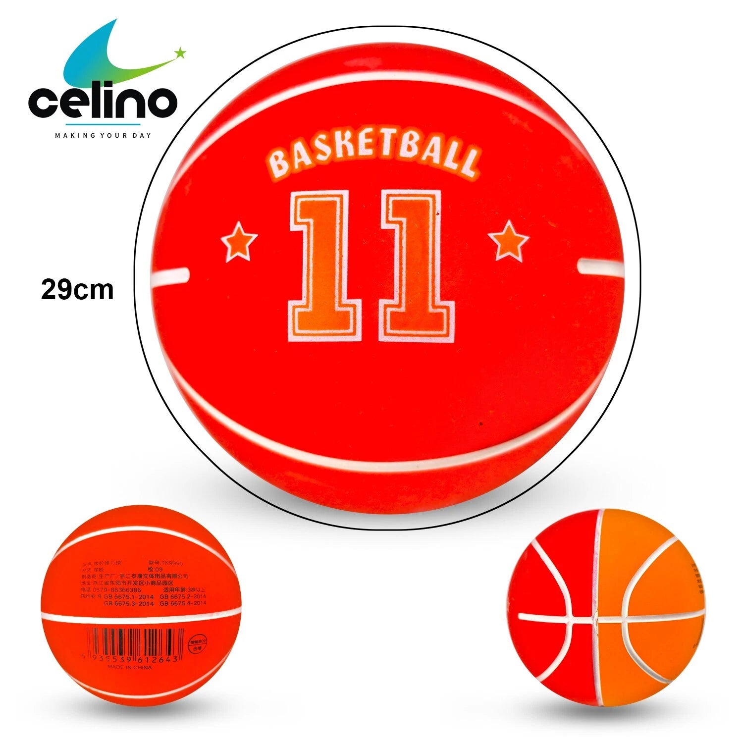 9cm Rubber Ball Hi Bounce Bouncing Indoor Outdoor Play Children Game Kids Toy UK