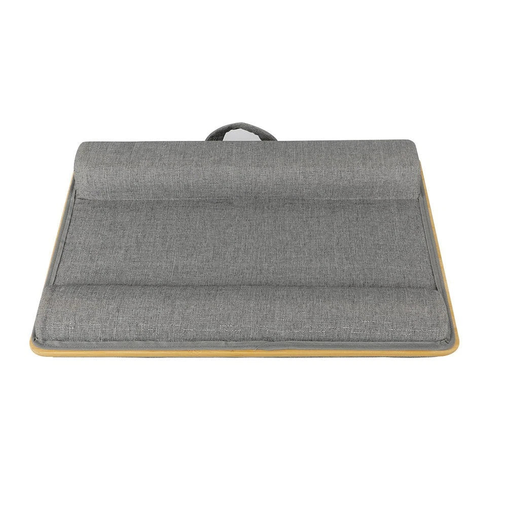 Large Bamboo Lap Desk Laptop Tray Portable Wide Sofa Working Support Cushion